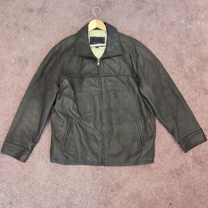 Bill Blass Dark Brown Leather Jacket